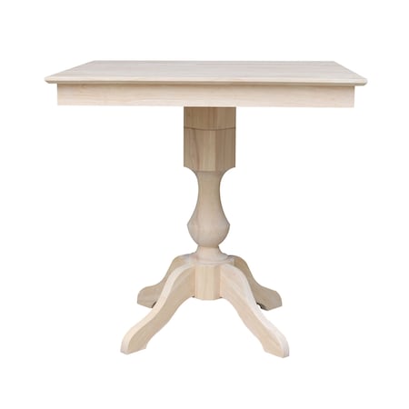 International Concepts 36 in. x 36 in. Square Top Pedestal Table - 35.9 in.H K-3636TP-11P